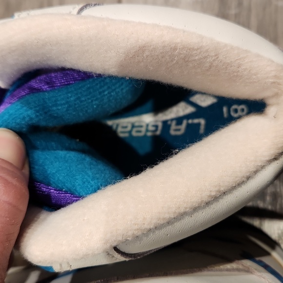 Vintage NWOT 1991 LA Gear 6282 Women's sz 8 High Top Sneakers - Picture 9 of 11